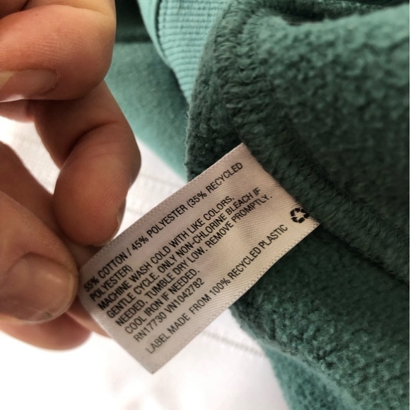 Universal Thread Crop Teal Quarter-Zip Pullover - Picture 6 of 11